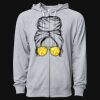 Icon Unisex Lightweight Loopback Terry Full-Zip Hooded Sweatshirt Thumbnail