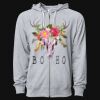 Icon Unisex Lightweight Loopback Terry Full-Zip Hooded Sweatshirt Thumbnail