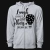 Icon Unisex Lightweight Loopback Terry Full-Zip Hooded Sweatshirt Thumbnail