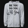 Icon Unisex Lightweight Loopback Terry Full-Zip Hooded Sweatshirt Thumbnail