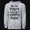 Icon Unisex Lightweight Loopback Terry Full-Zip Hooded Sweatshirt Thumbnail
