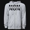 Icon Unisex Lightweight Loopback Terry Full-Zip Hooded Sweatshirt Thumbnail