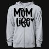 Icon Unisex Lightweight Loopback Terry Full-Zip Hooded Sweatshirt Thumbnail