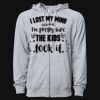 Icon Unisex Lightweight Loopback Terry Full-Zip Hooded Sweatshirt Thumbnail