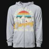 Icon Unisex Lightweight Loopback Terry Full-Zip Hooded Sweatshirt Thumbnail
