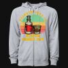 Icon Unisex Lightweight Loopback Terry Full-Zip Hooded Sweatshirt Thumbnail