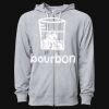 Icon Unisex Lightweight Loopback Terry Full-Zip Hooded Sweatshirt Thumbnail