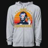 Icon Unisex Lightweight Loopback Terry Full-Zip Hooded Sweatshirt Thumbnail