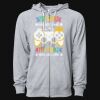 Icon Unisex Lightweight Loopback Terry Full-Zip Hooded Sweatshirt Thumbnail