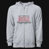 Icon Unisex Lightweight Loopback Terry Full-Zip Hooded Sweatshirt Thumbnail
