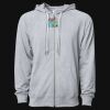Icon Unisex Lightweight Loopback Terry Full-Zip Hooded Sweatshirt Thumbnail