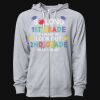 Icon Unisex Lightweight Loopback Terry Full-Zip Hooded Sweatshirt Thumbnail