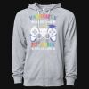 Icon Unisex Lightweight Loopback Terry Full-Zip Hooded Sweatshirt Thumbnail
