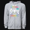 Icon Unisex Lightweight Loopback Terry Full-Zip Hooded Sweatshirt Thumbnail