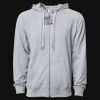 Icon Unisex Lightweight Loopback Terry Full-Zip Hooded Sweatshirt Thumbnail