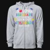 Icon Unisex Lightweight Loopback Terry Full-Zip Hooded Sweatshirt Thumbnail