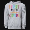 Icon Unisex Lightweight Loopback Terry Full-Zip Hooded Sweatshirt Thumbnail