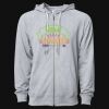 Icon Unisex Lightweight Loopback Terry Full-Zip Hooded Sweatshirt Thumbnail