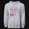 Icon Unisex Lightweight Loopback Terry Full-Zip Hooded Sweatshirt Thumbnail