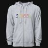 Icon Unisex Lightweight Loopback Terry Full-Zip Hooded Sweatshirt Thumbnail