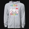Icon Unisex Lightweight Loopback Terry Full-Zip Hooded Sweatshirt Thumbnail