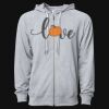 Icon Unisex Lightweight Loopback Terry Full-Zip Hooded Sweatshirt Thumbnail