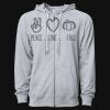 Icon Unisex Lightweight Loopback Terry Full-Zip Hooded Sweatshirt Thumbnail