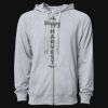 Icon Unisex Lightweight Loopback Terry Full-Zip Hooded Sweatshirt Thumbnail