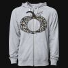Icon Unisex Lightweight Loopback Terry Full-Zip Hooded Sweatshirt Thumbnail