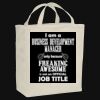 Ideal Twill Grocery Tote Thumbnail