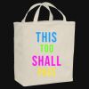 Ideal Twill Grocery Tote Thumbnail