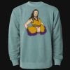 Unisex Midweight Pigment-Dyed Crewneck Sweatshirt Thumbnail