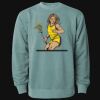 Unisex Midweight Pigment-Dyed Crewneck Sweatshirt Thumbnail