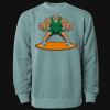 Unisex Midweight Pigment-Dyed Crewneck Sweatshirt Thumbnail