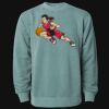 Unisex Midweight Pigment-Dyed Crewneck Sweatshirt Thumbnail