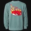 Unisex Midweight Pigment-Dyed Crewneck Sweatshirt Thumbnail