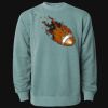 Unisex Midweight Pigment-Dyed Crewneck Sweatshirt Thumbnail