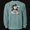 Unisex Midweight Pigment-Dyed Crewneck Sweatshirt Thumbnail