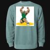 Unisex Midweight Pigment-Dyed Crewneck Sweatshirt Thumbnail