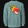 Unisex Midweight Pigment-Dyed Crewneck Sweatshirt Thumbnail