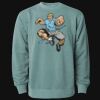 Unisex Midweight Pigment-Dyed Crewneck Sweatshirt Thumbnail