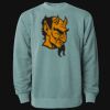 Unisex Midweight Pigment-Dyed Crewneck Sweatshirt Thumbnail