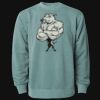 Unisex Midweight Pigment-Dyed Crewneck Sweatshirt Thumbnail
