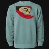 Unisex Midweight Pigment-Dyed Crewneck Sweatshirt Thumbnail