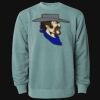 Unisex Midweight Pigment-Dyed Crewneck Sweatshirt Thumbnail