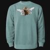 Unisex Midweight Pigment-Dyed Crewneck Sweatshirt Thumbnail