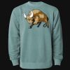 Unisex Midweight Pigment-Dyed Crewneck Sweatshirt Thumbnail