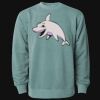 Unisex Midweight Pigment-Dyed Crewneck Sweatshirt Thumbnail