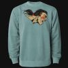 Unisex Midweight Pigment-Dyed Crewneck Sweatshirt Thumbnail