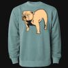 Unisex Midweight Pigment-Dyed Crewneck Sweatshirt Thumbnail